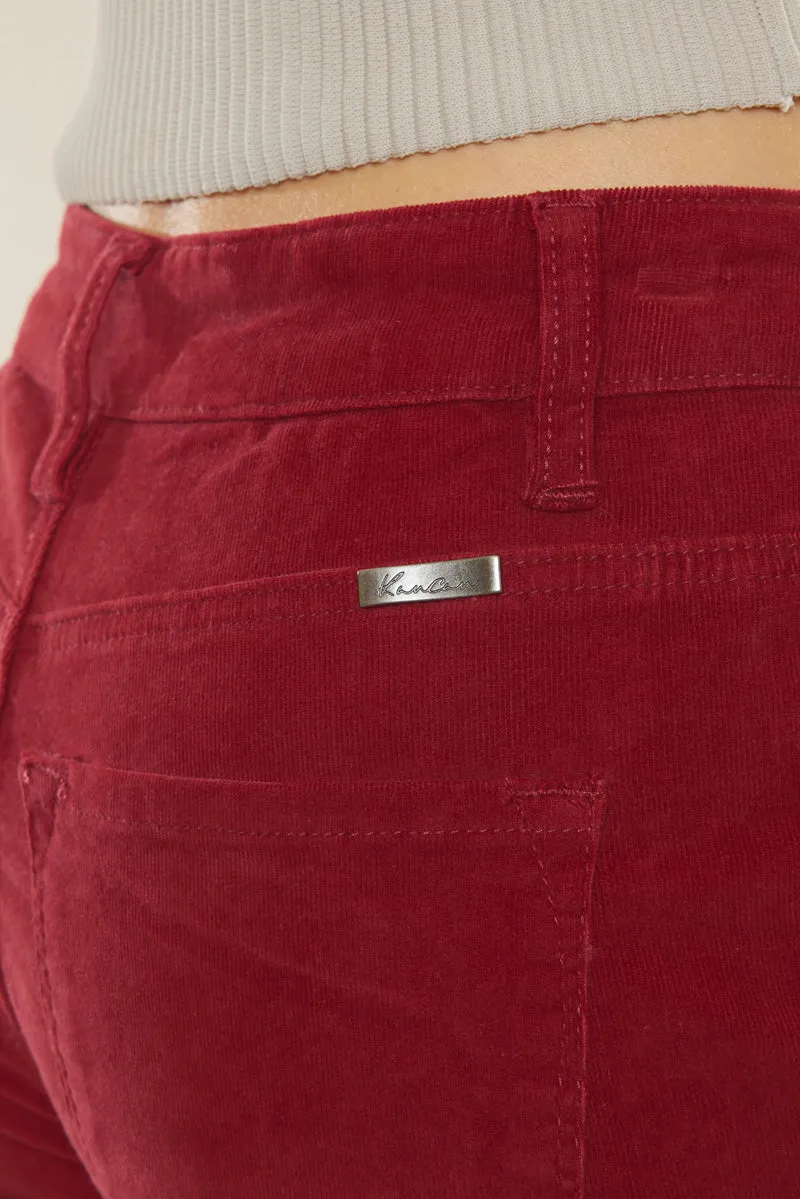 Leah High Rise Corduroy Mom Jeans