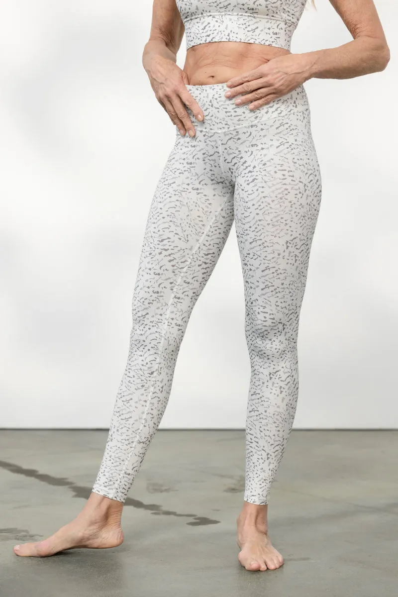 Leggings Feather White