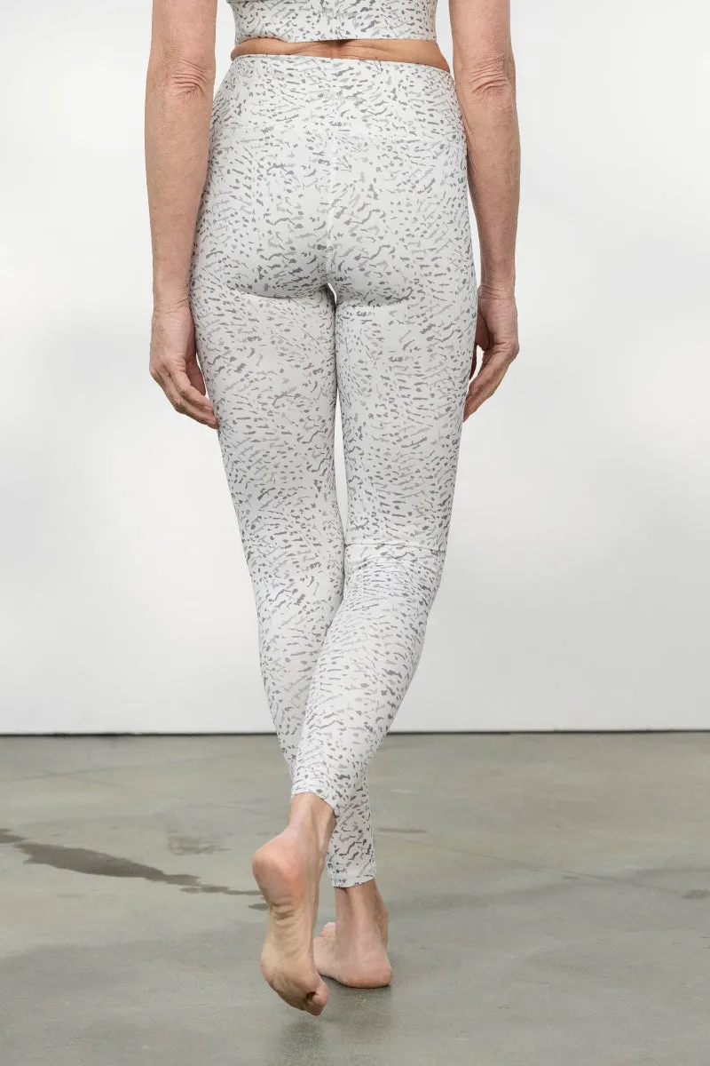Leggings Feather White
