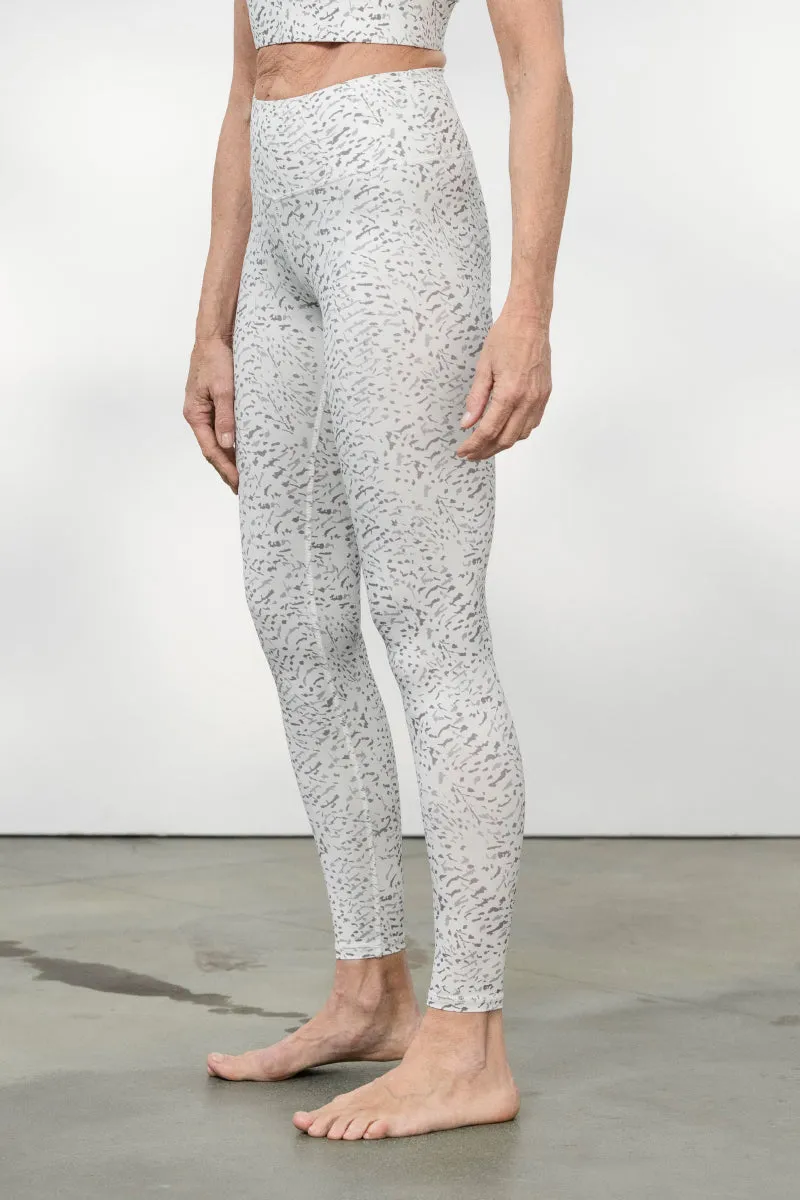 Leggings Feather White