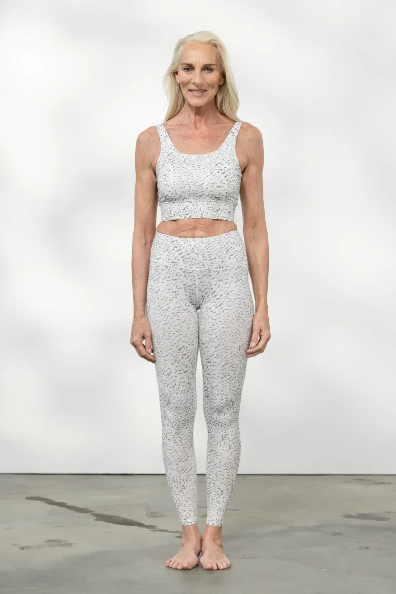 Leggings Feather White