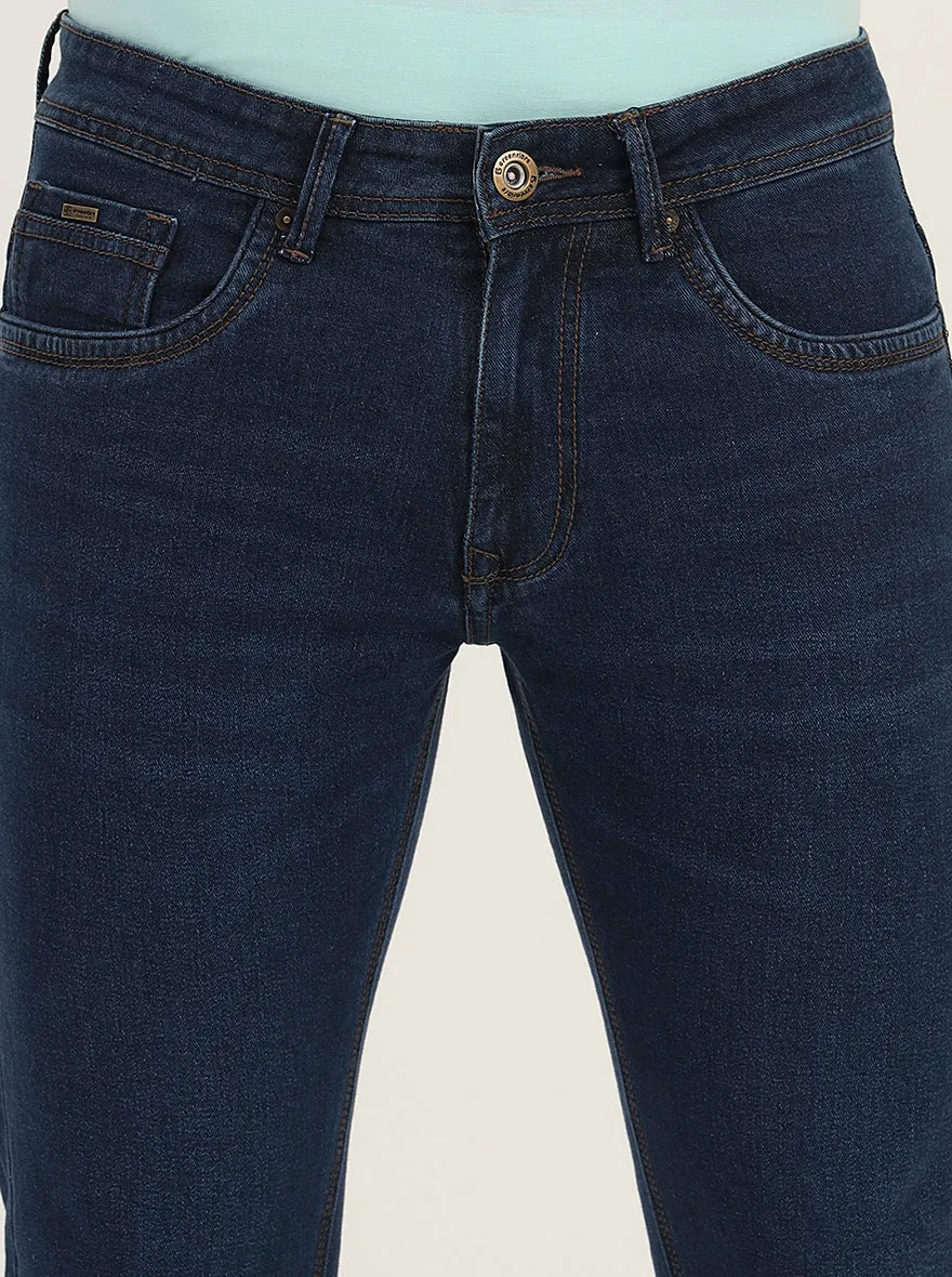 Light Blue Washed Narrow Fit Jeans | Greenfibre
