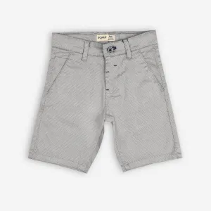 Light Grey Cotton Shorts