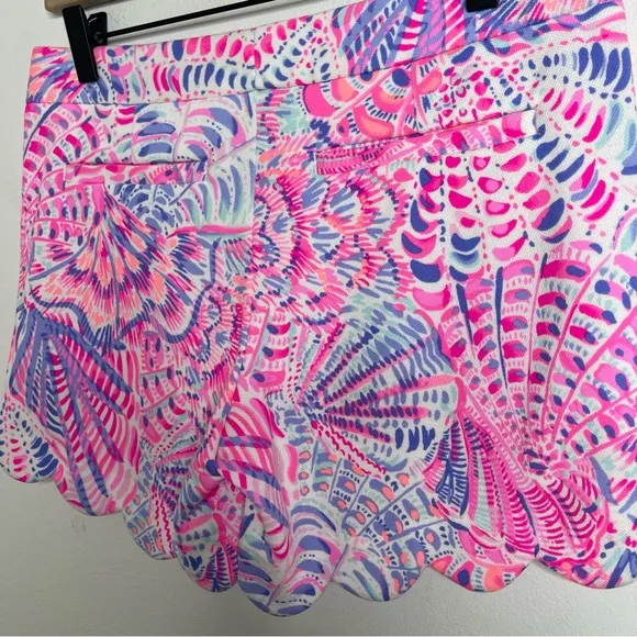 Lilly Pulitzer Buttercup Knit Shorts in Razberry Sea You Soon Size 2