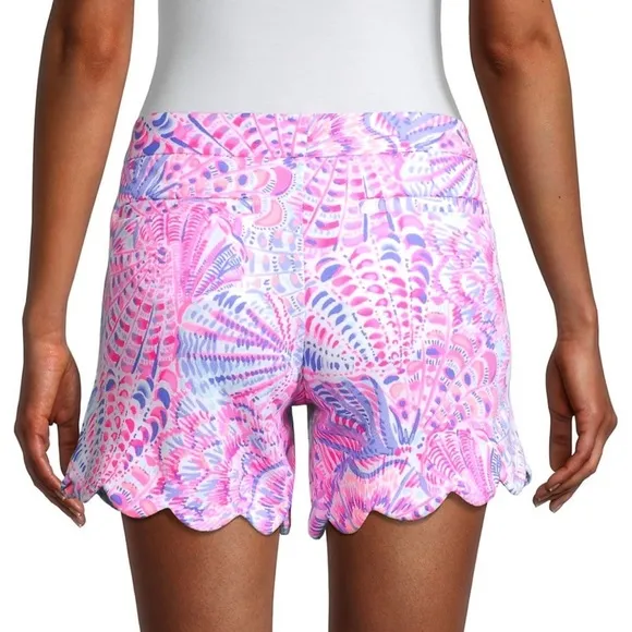 Lilly Pulitzer Buttercup Knit Shorts in Razberry Sea You Soon Size 2