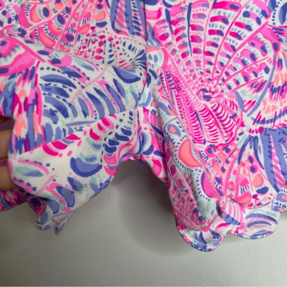 Lilly Pulitzer Buttercup Knit Shorts in Razberry Sea You Soon Size 2