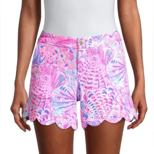Lilly Pulitzer Buttercup Knit Shorts in Razberry Sea You Soon Size 2