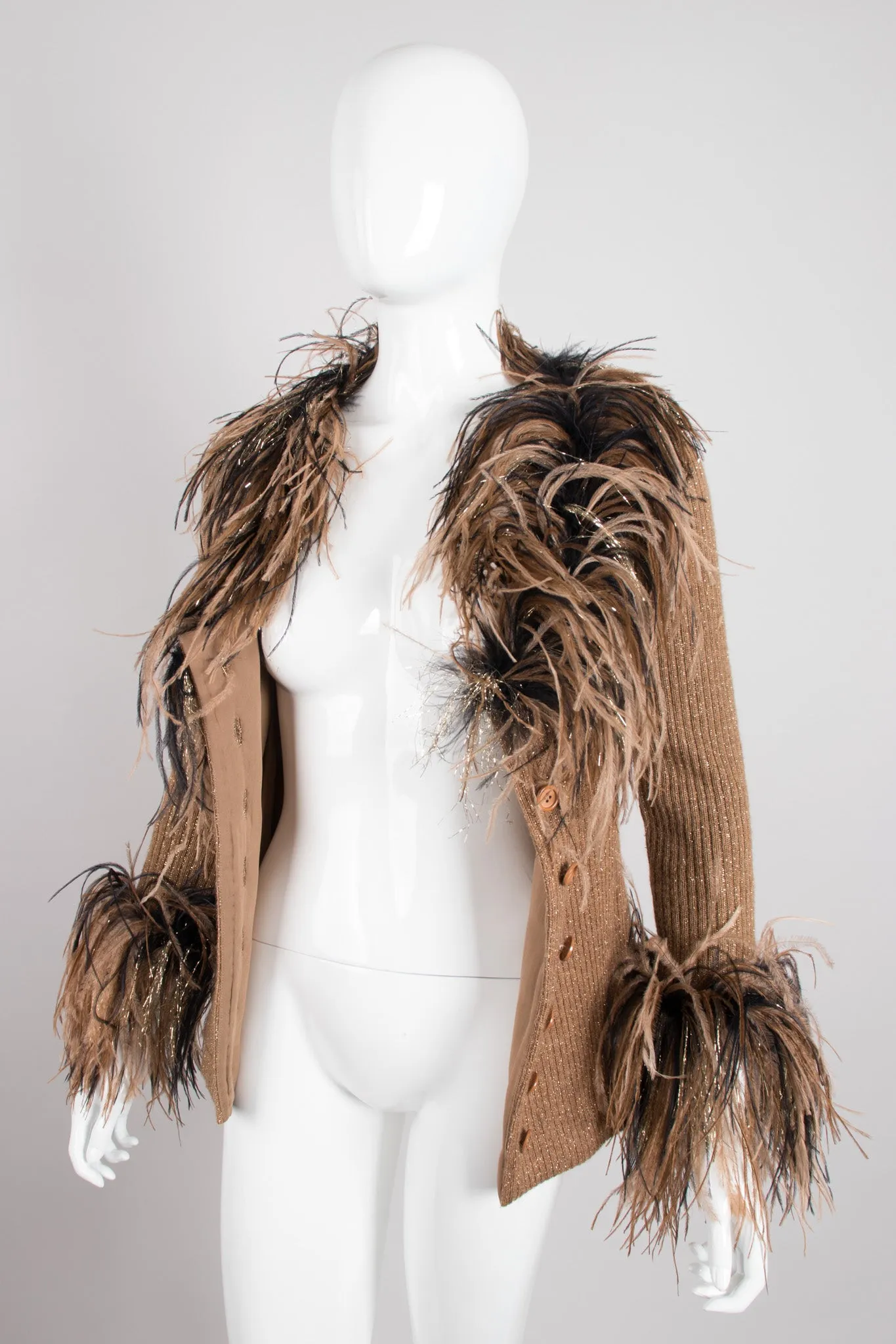 Lion Feather Knit Jacket