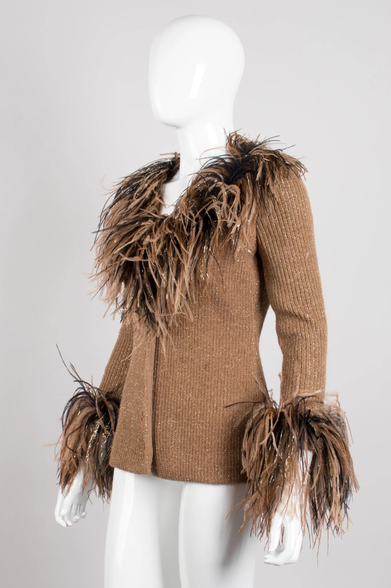 Lion Feather Knit Jacket