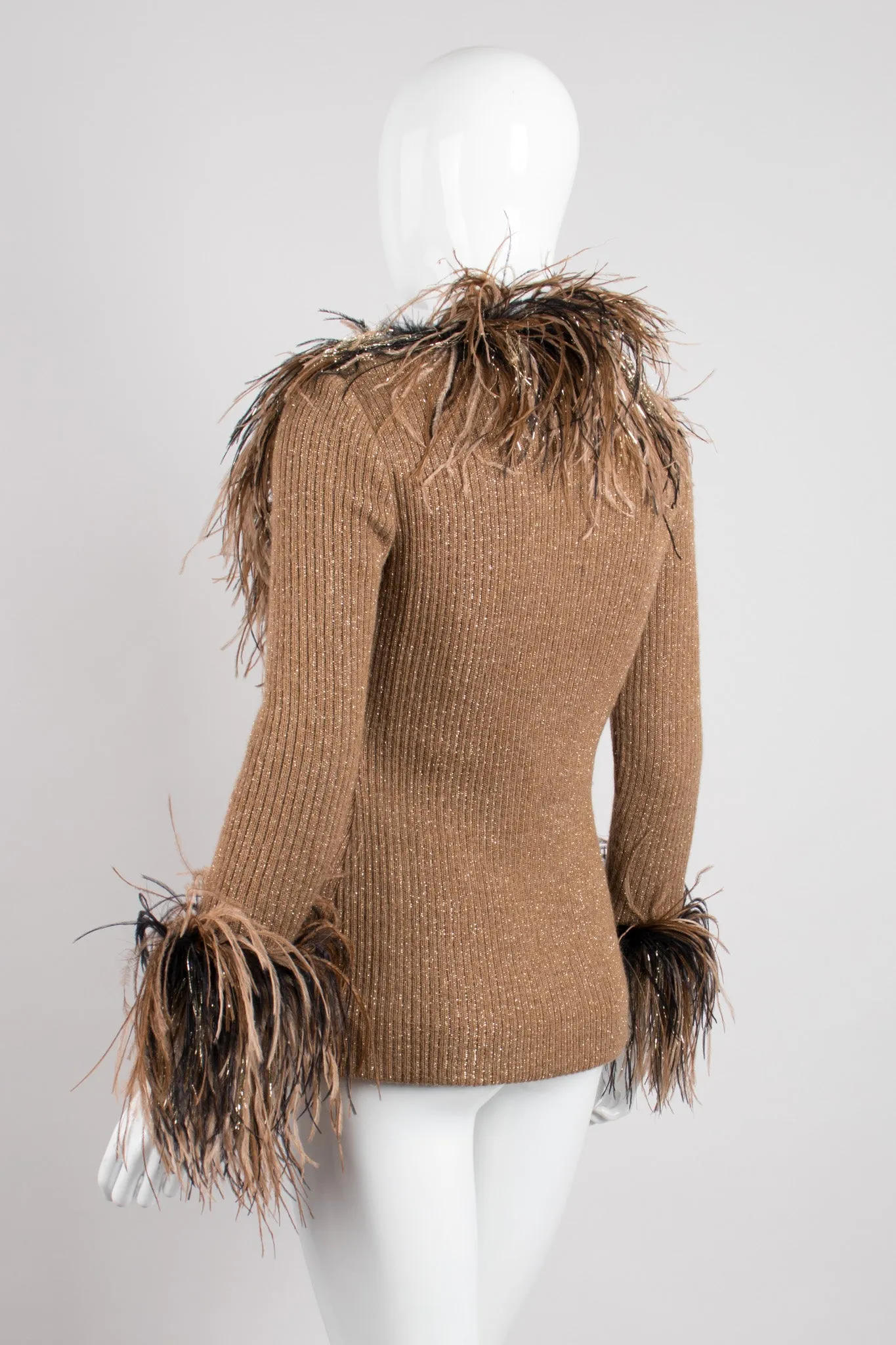 Lion Feather Knit Jacket