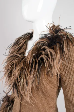 Lion Feather Knit Jacket