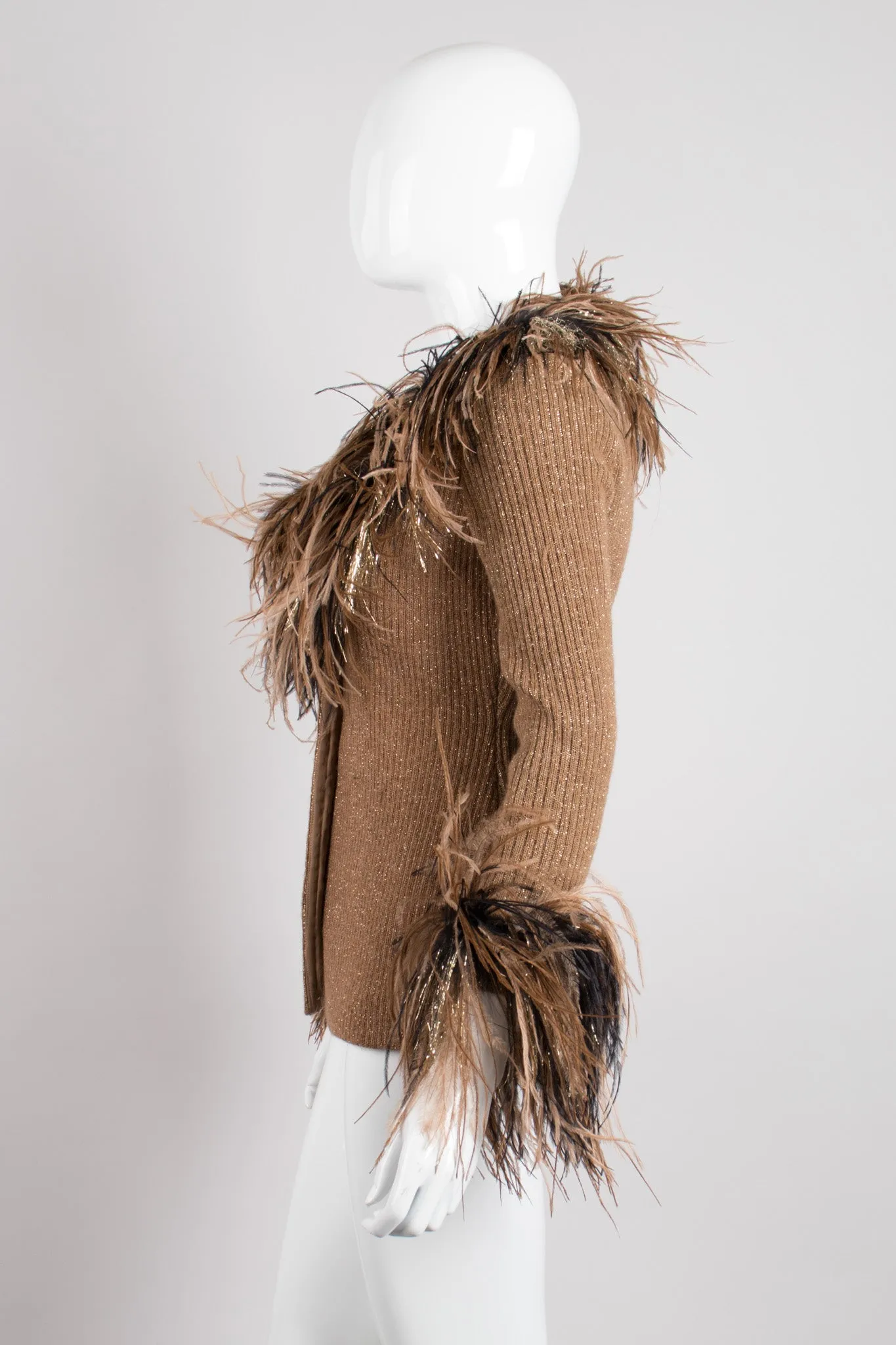 Lion Feather Knit Jacket