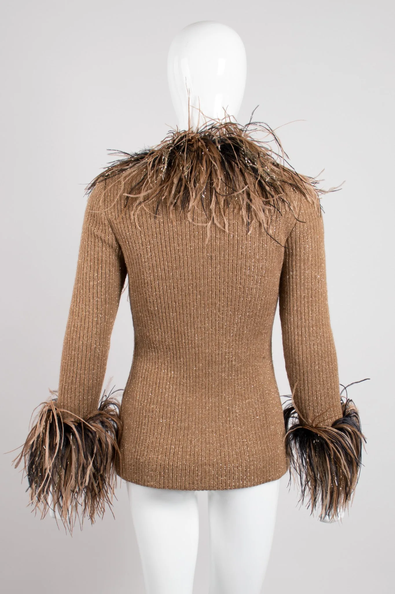 Lion Feather Knit Jacket