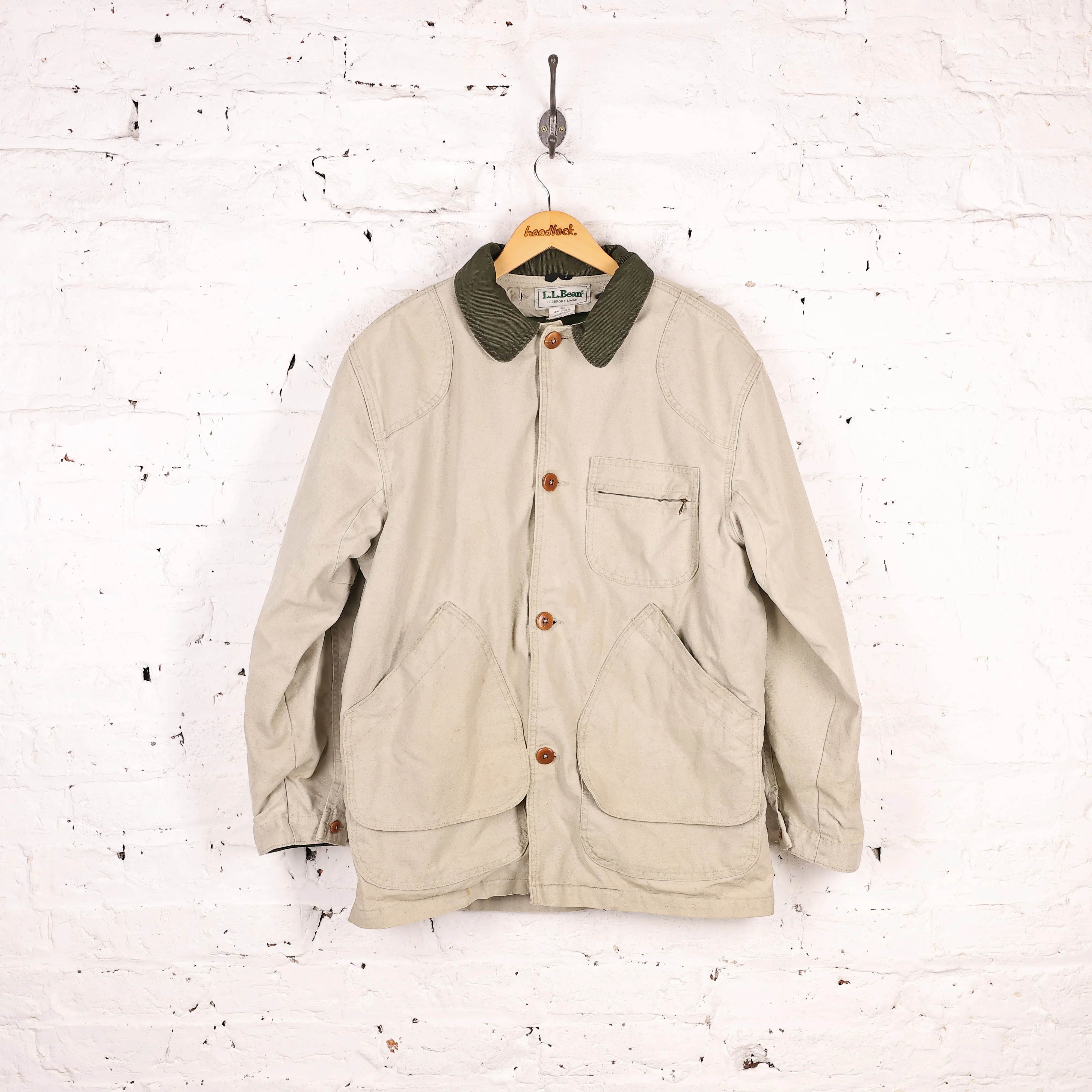 LL Bean Barn Chore Jacket - Beige - M