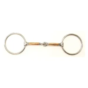 Loose Ring Steel Snaffle with Copper Mouth
