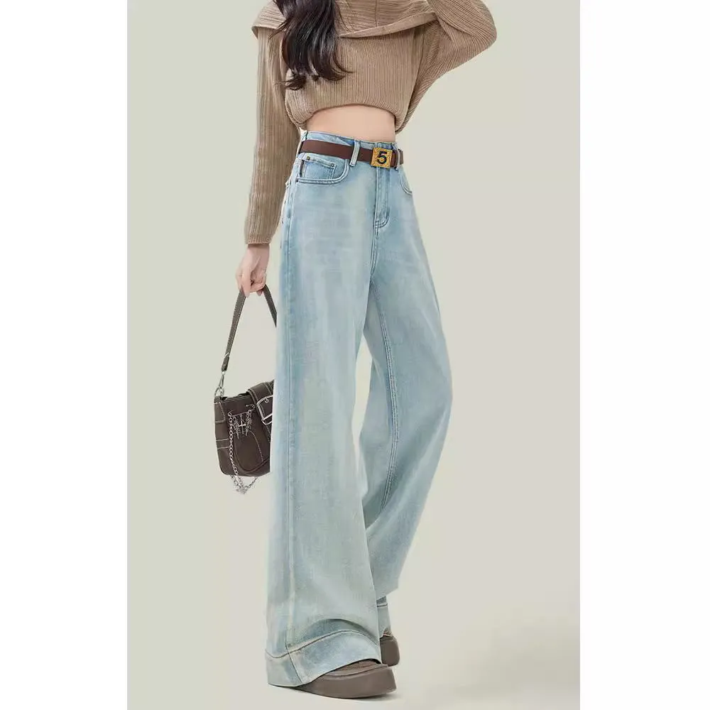Loose Straight High Waist Jeans