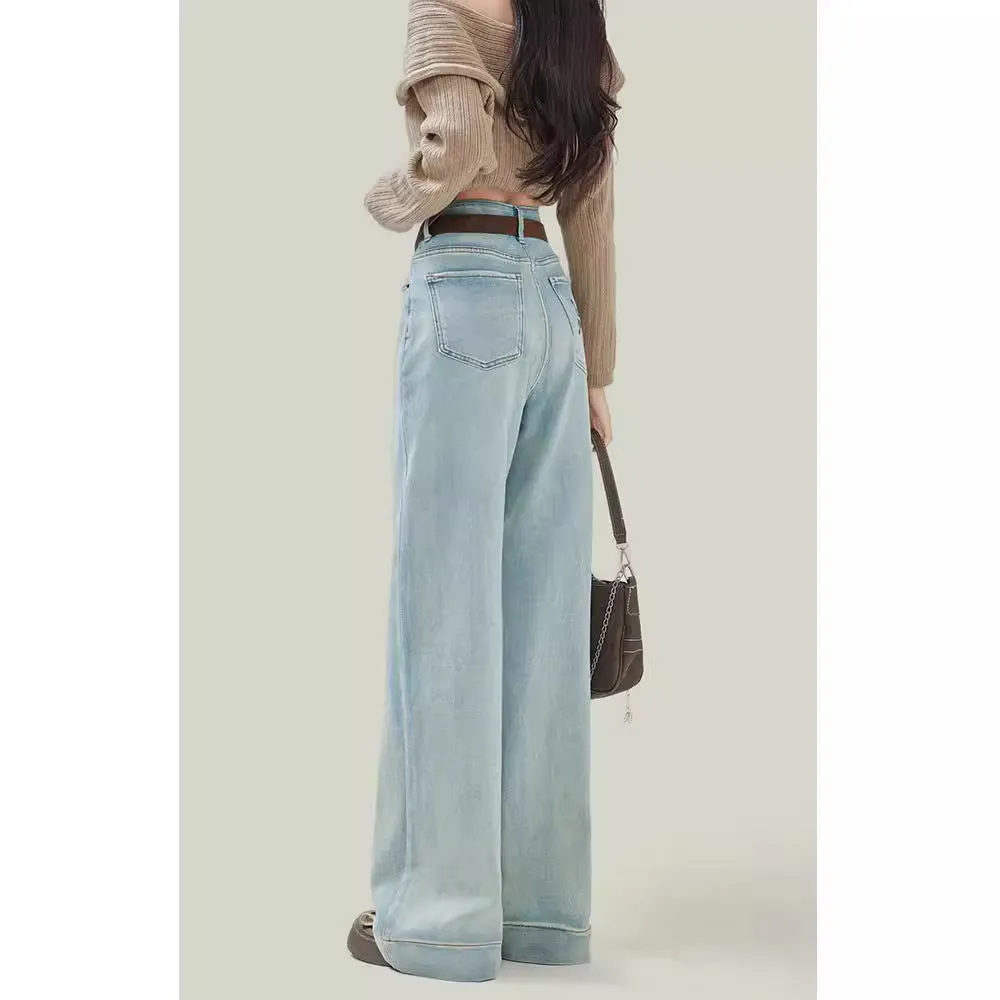 Loose Straight High Waist Jeans