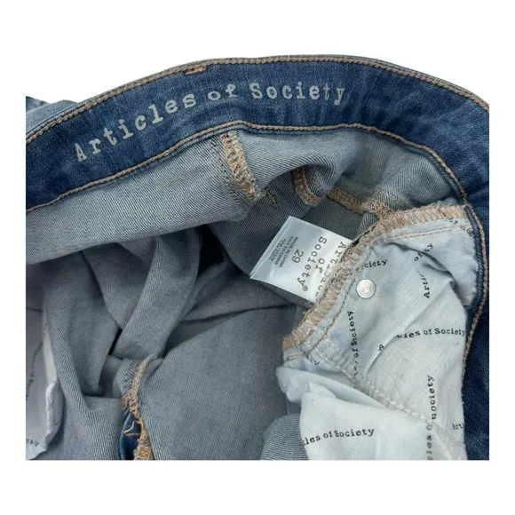 Lot of 6 jeans. Articles of Society, Lucky, A2, Garage &amp; Altard State. Sz 26-29