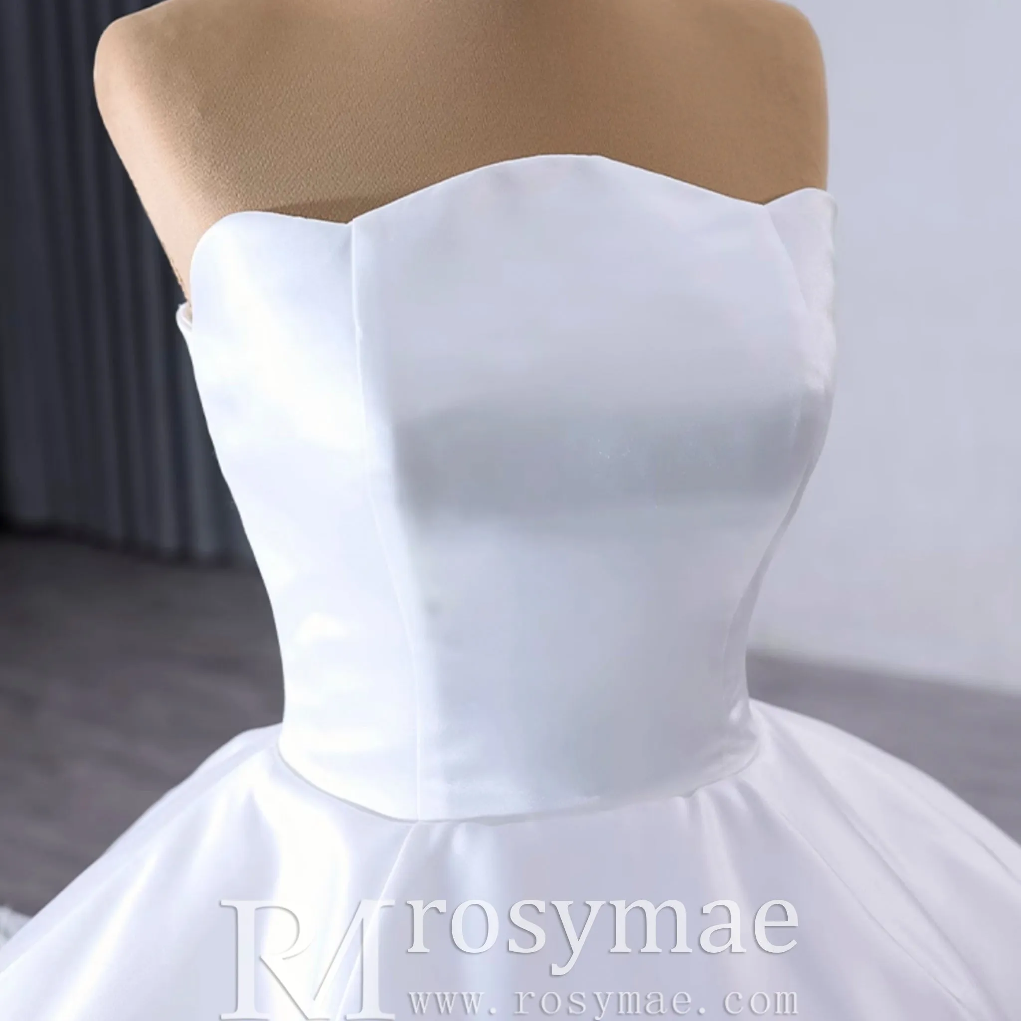Luxury Ruffle Layered Wedding Dresses Asymmetrical Bridal Gown