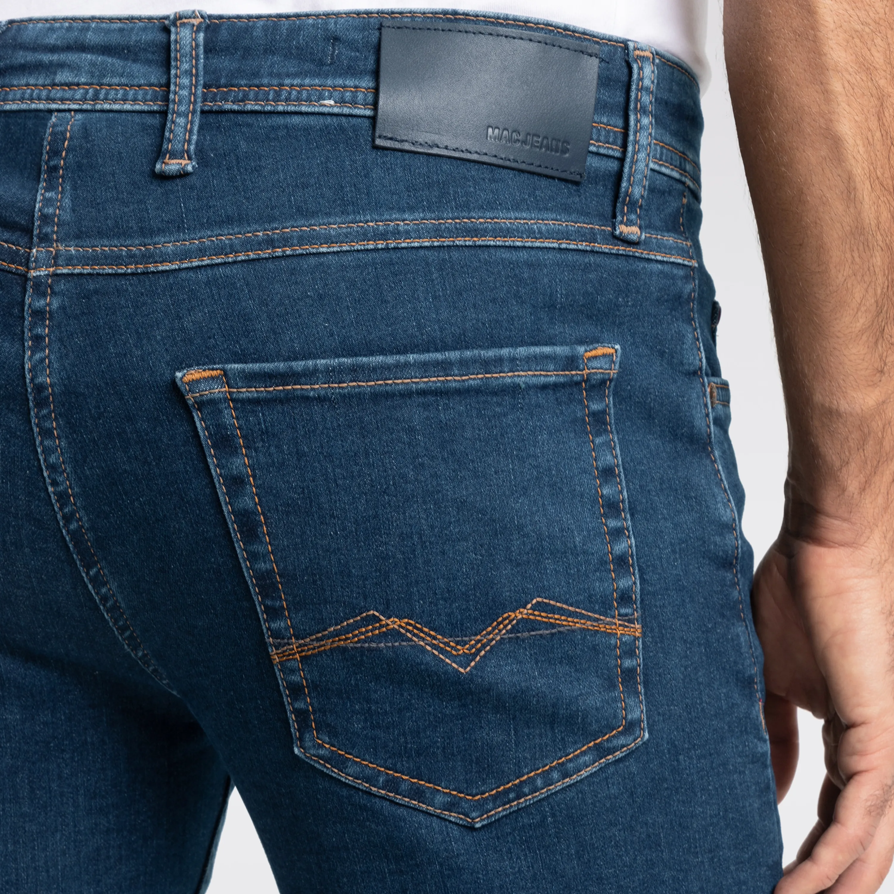 Mac Macflexx Denim Jeans - Deep Blue Stone