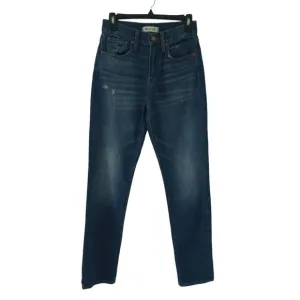 Madewell Womens Straight Jeans 25 The Perfect Vintage High Rise Blue Denim Pants