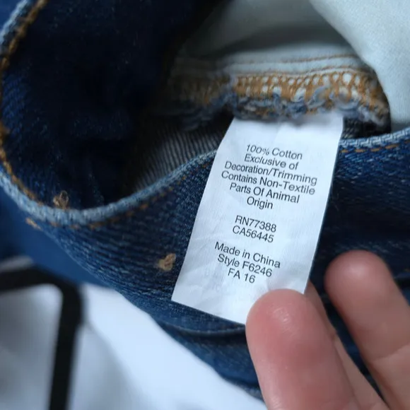Madewell Womens Straight Jeans 25 The Perfect Vintage High Rise Blue Denim Pants