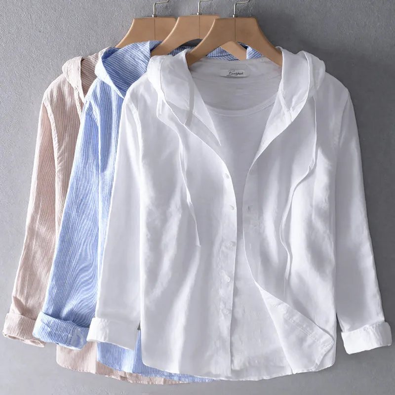 MARCY | BREATHABLE LINEN SHIRT