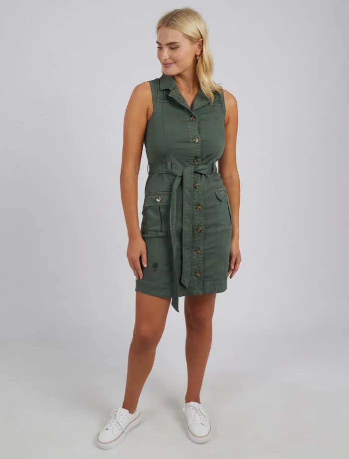 Marigold Denim Dress - Clover