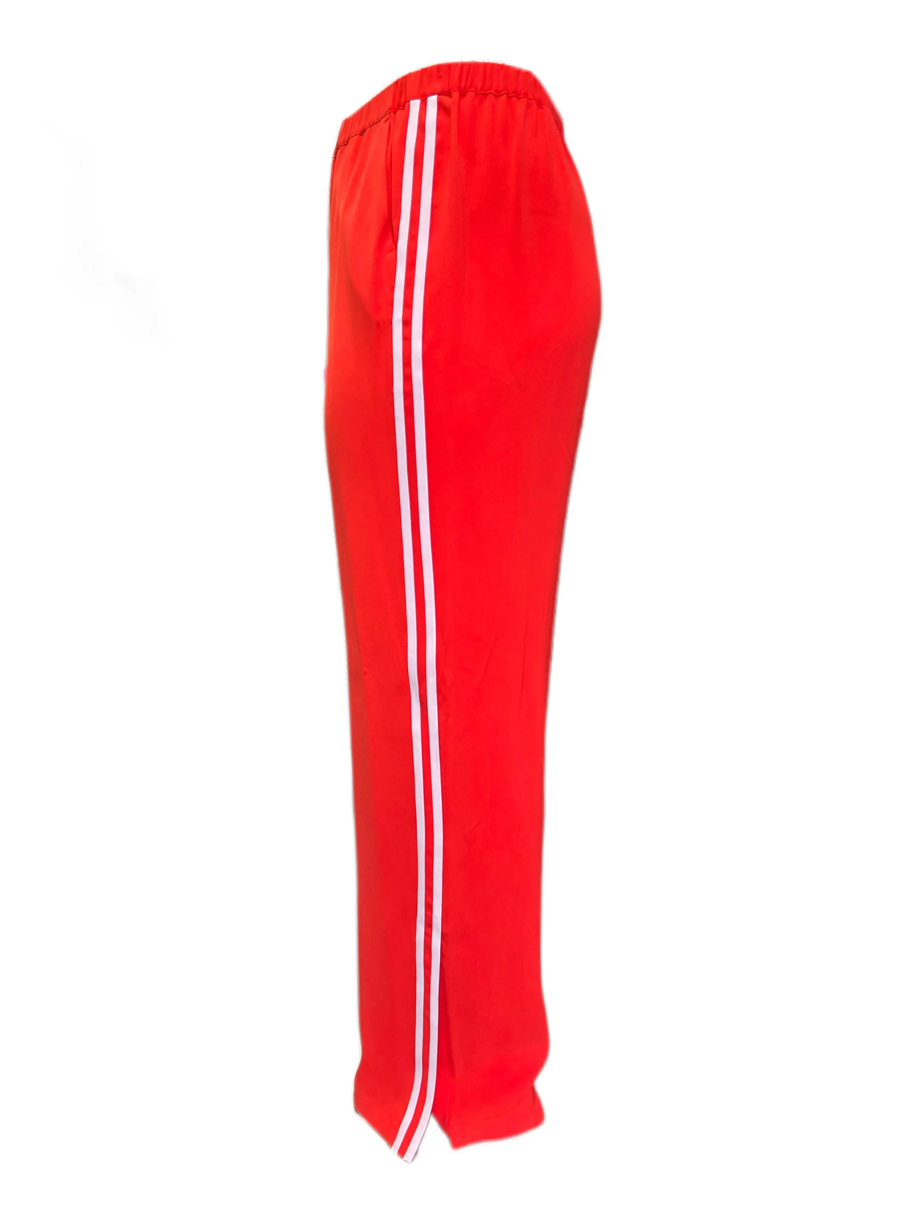 MARINA RINALDI Women's Renata Side Stripe Pants $655 NWT
