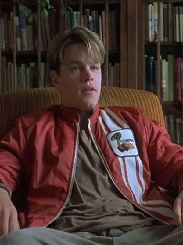 Matt Damon Good Will Hunting Red Cobra Jacket