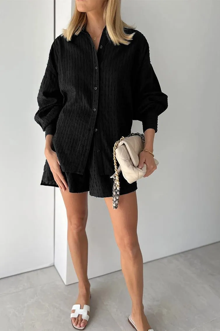 Maude | Chic Shirt & Shorts Set