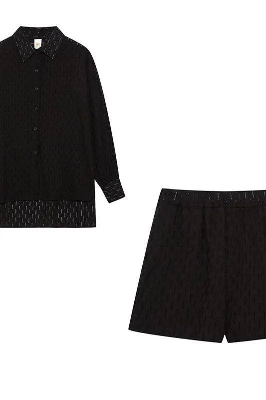 Maude | Chic Shirt & Shorts Set