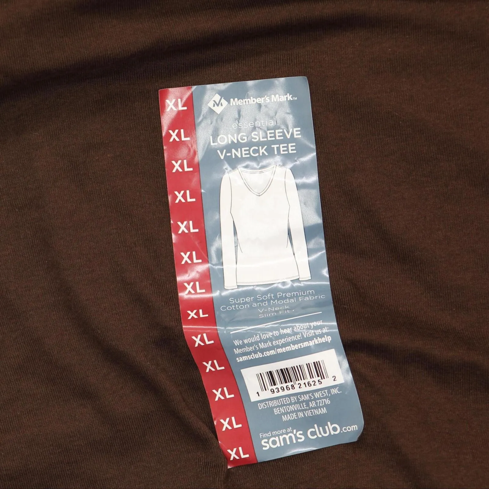 Member´s Mark Women's Essential Long-Sleeve V-Neck Tee DLT5580S