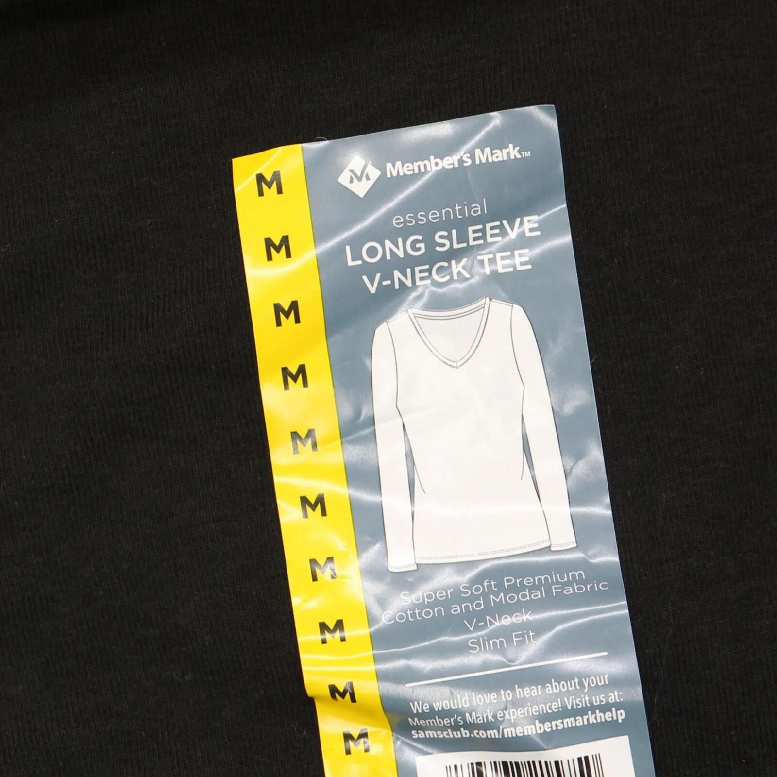 Member´s Mark Women's Essential Long-Sleeve V-Neck Tee DLT5580S