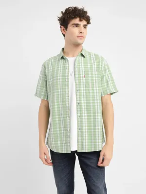 Men's Checkered Slim Fit Shirt