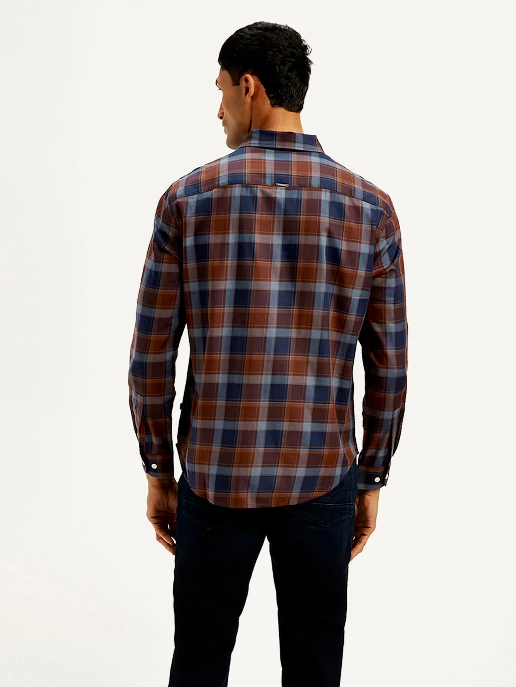 Men's Checkered Slim Fit Shirt