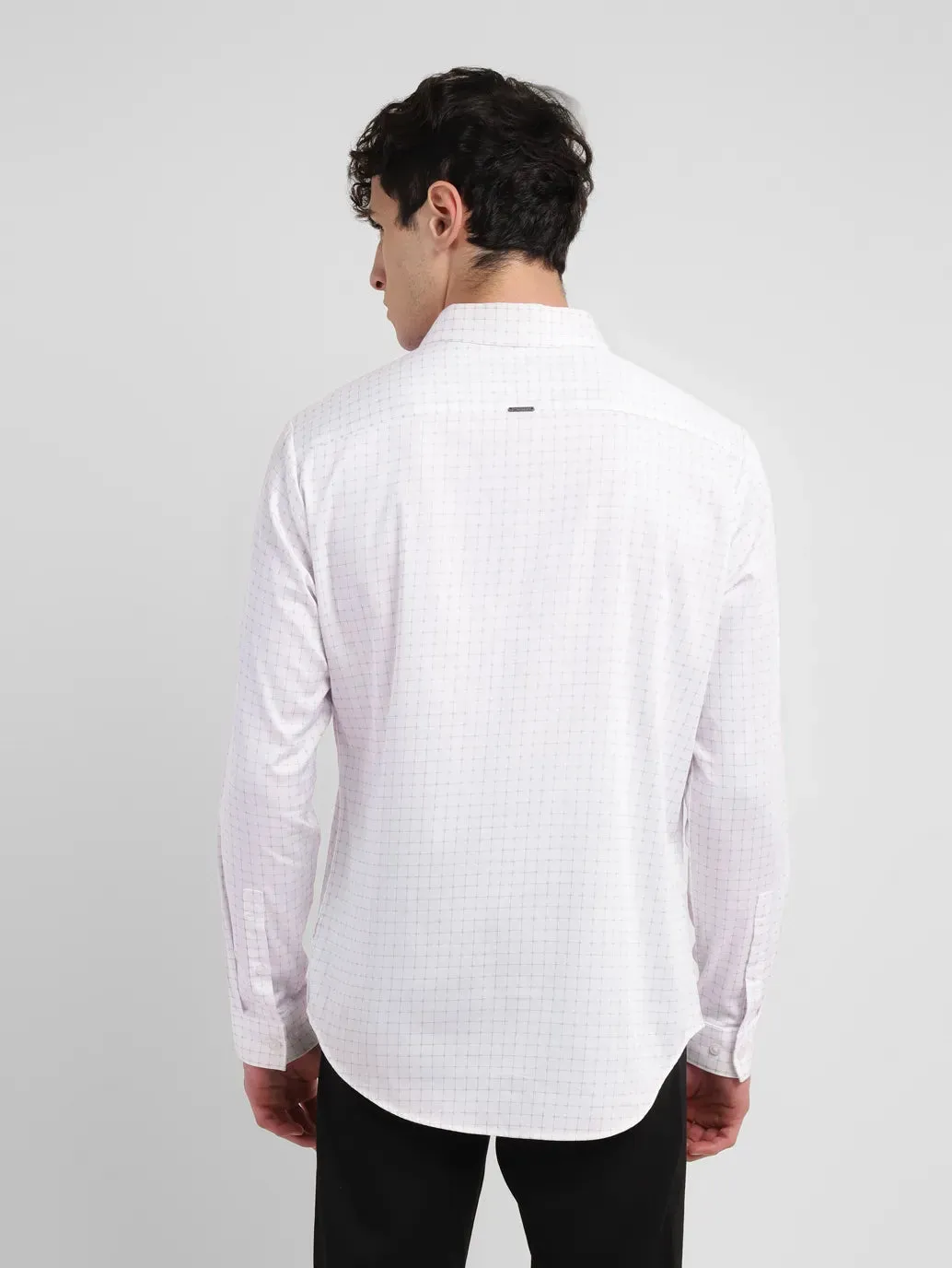 Men's Checkered Slim Fit Shirt