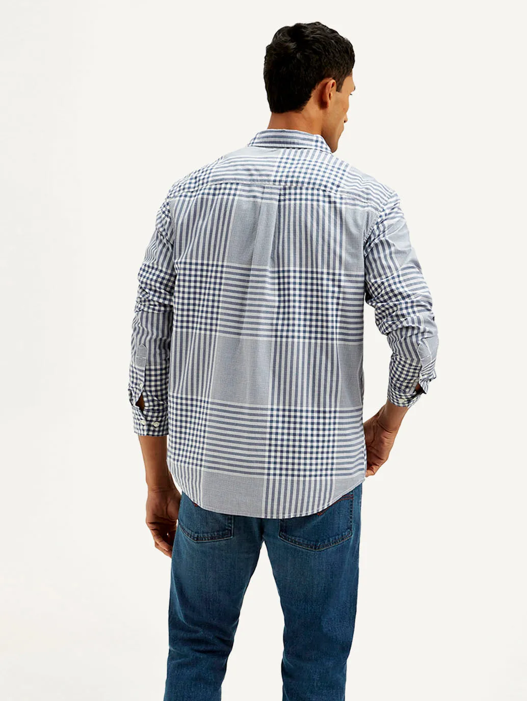 Men's Checkered Slim Fit Shirt