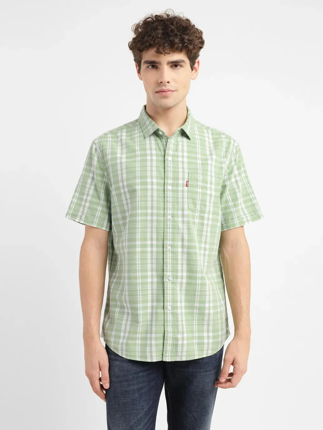 Men's Checkered Slim Fit Shirt
