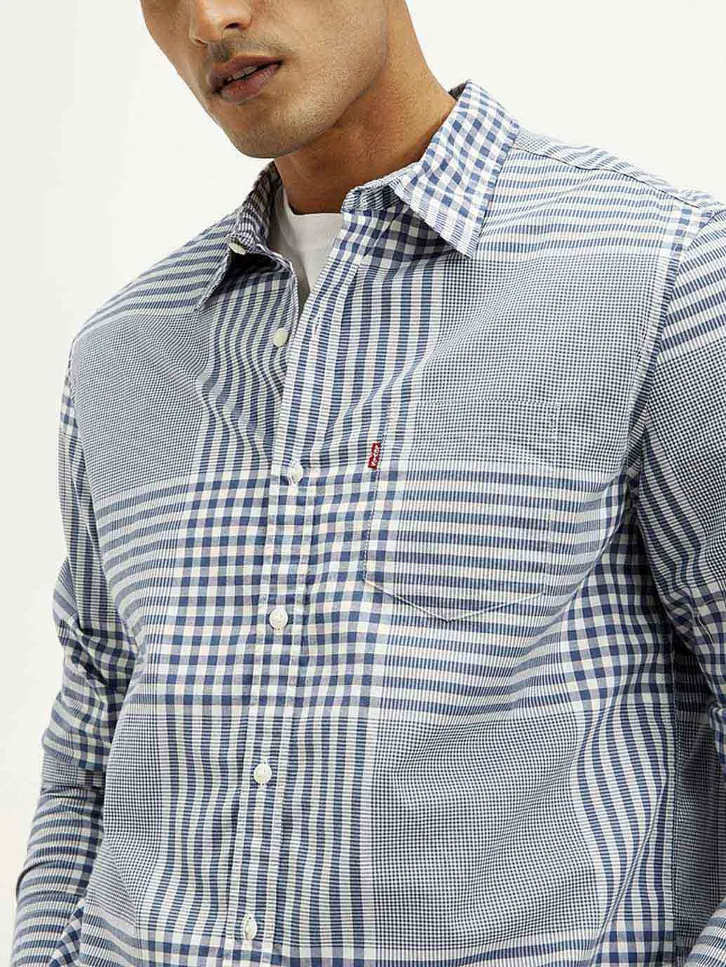 Men's Checkered Slim Fit Shirt