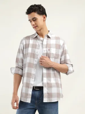 Men's Checkered Slim Fit Shirt