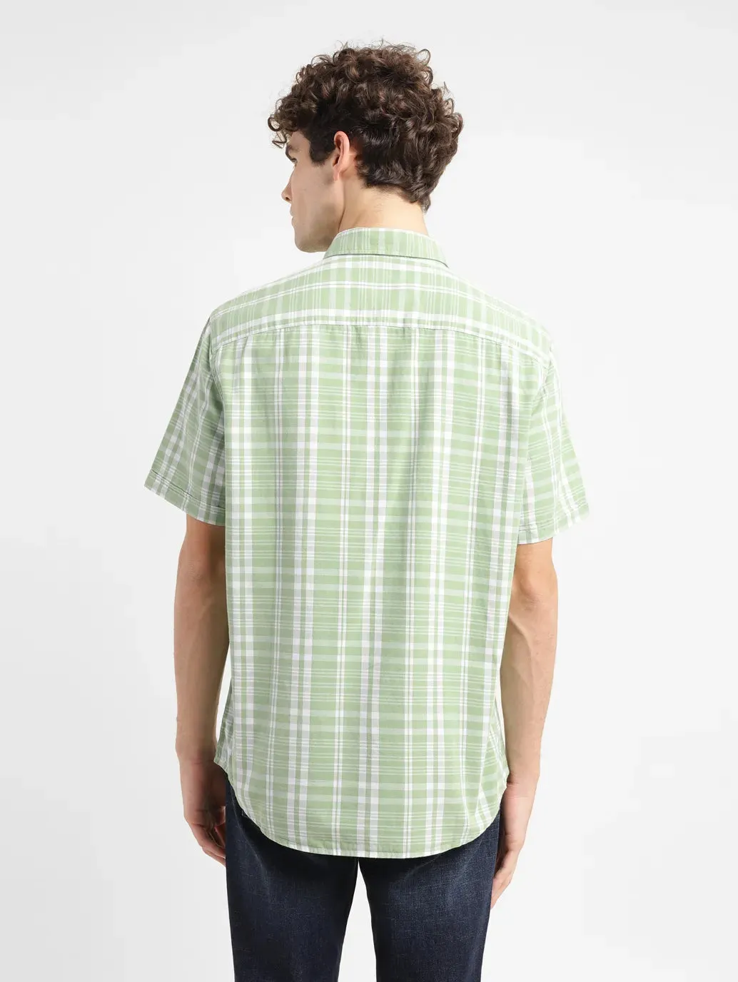 Men's Checkered Slim Fit Shirt