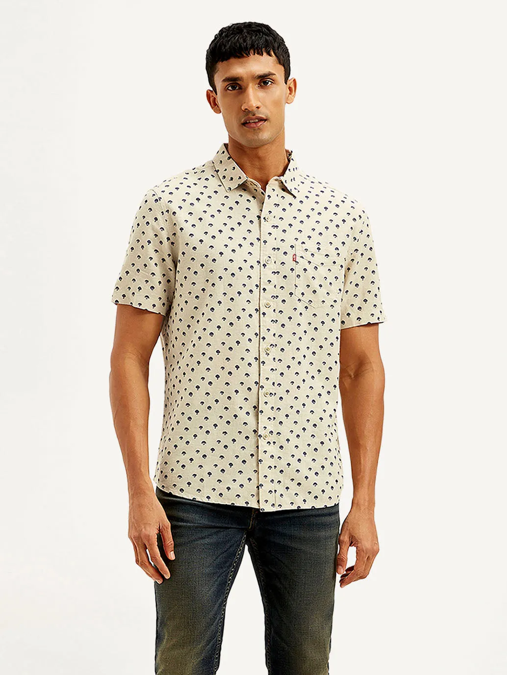 Men's Floral Slim Fit Shirt