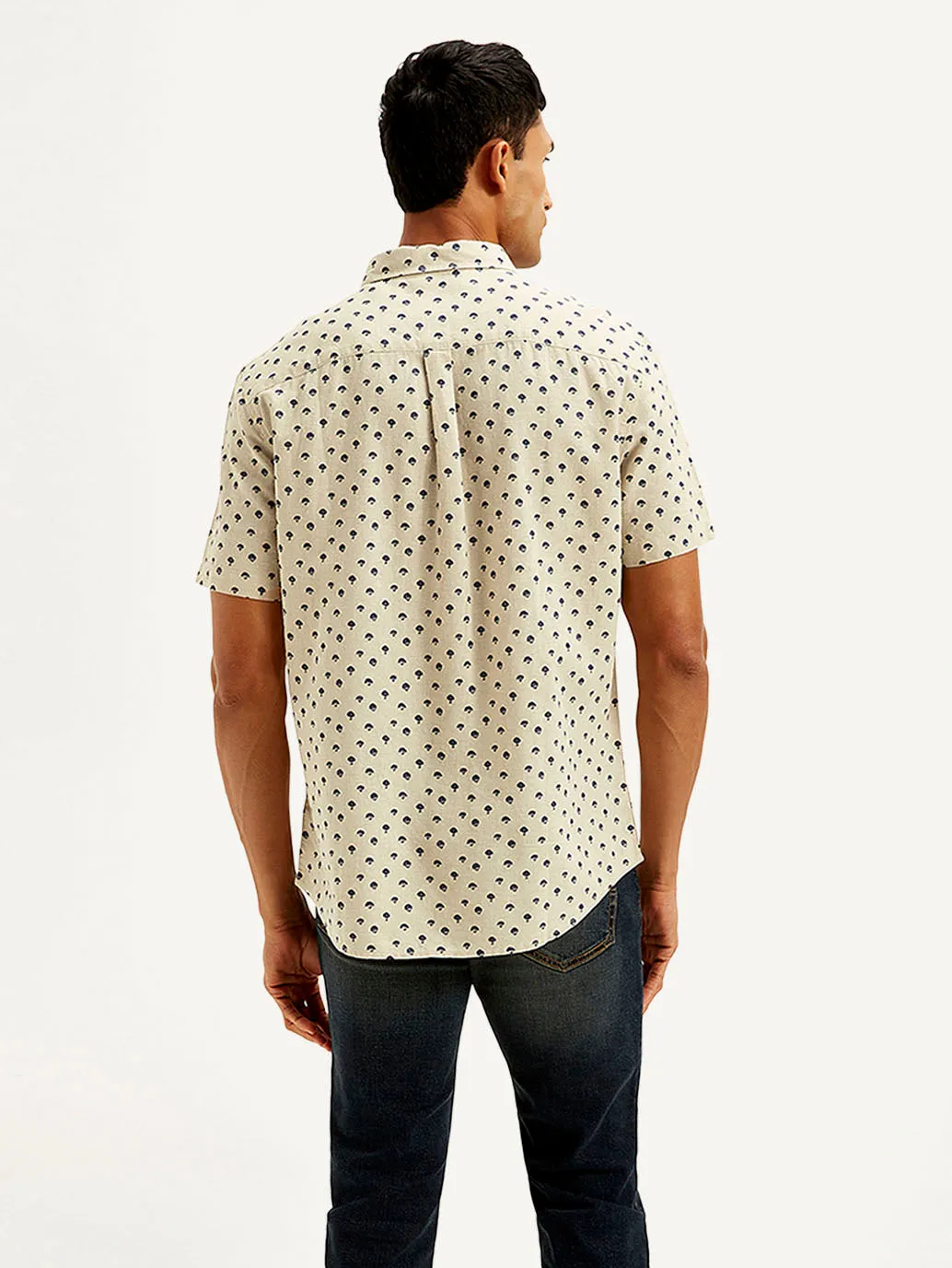 Men's Floral Slim Fit Shirt