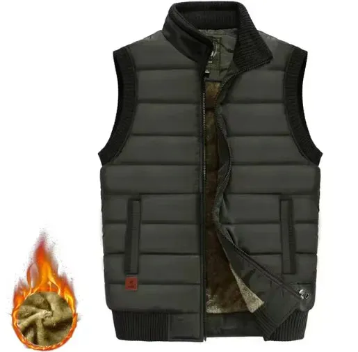 Men's lined warm outdoor jacket