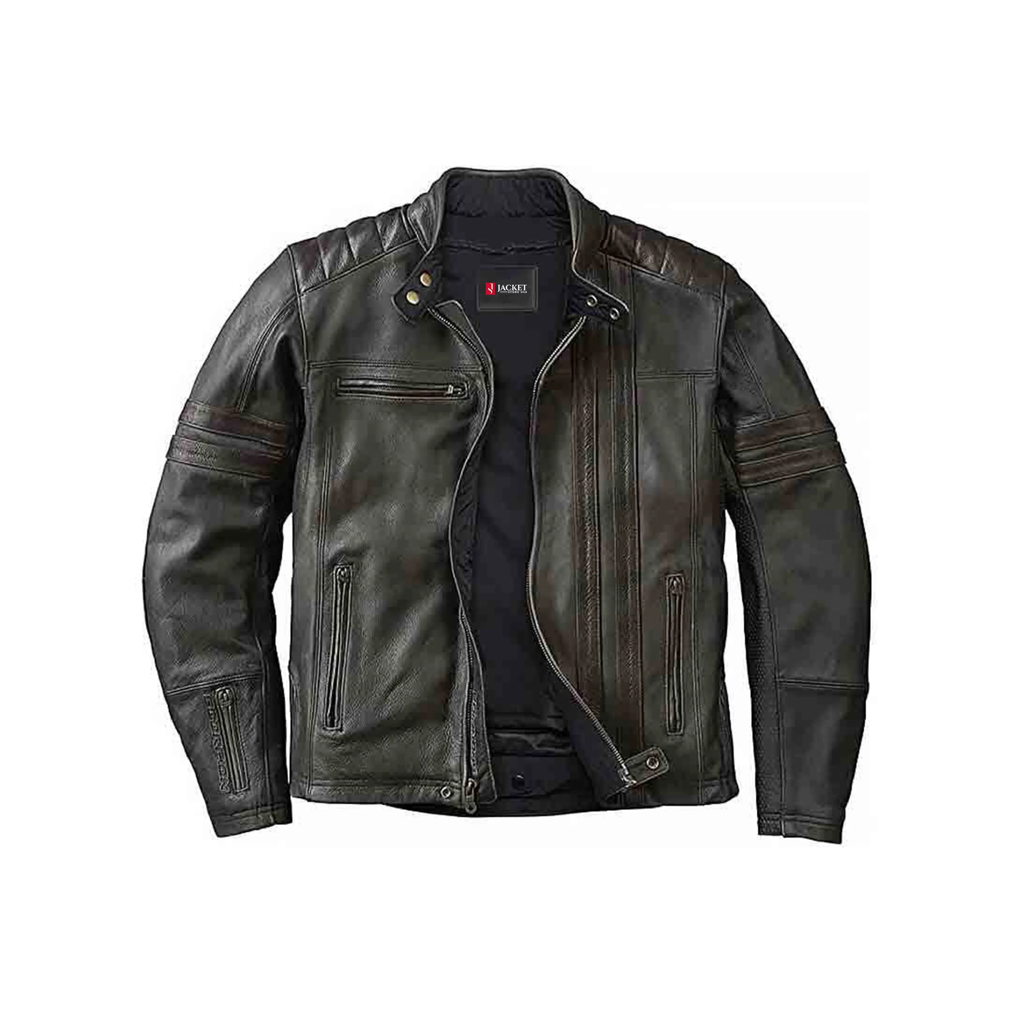 Men™s Original Leather Armor Moto Jacket