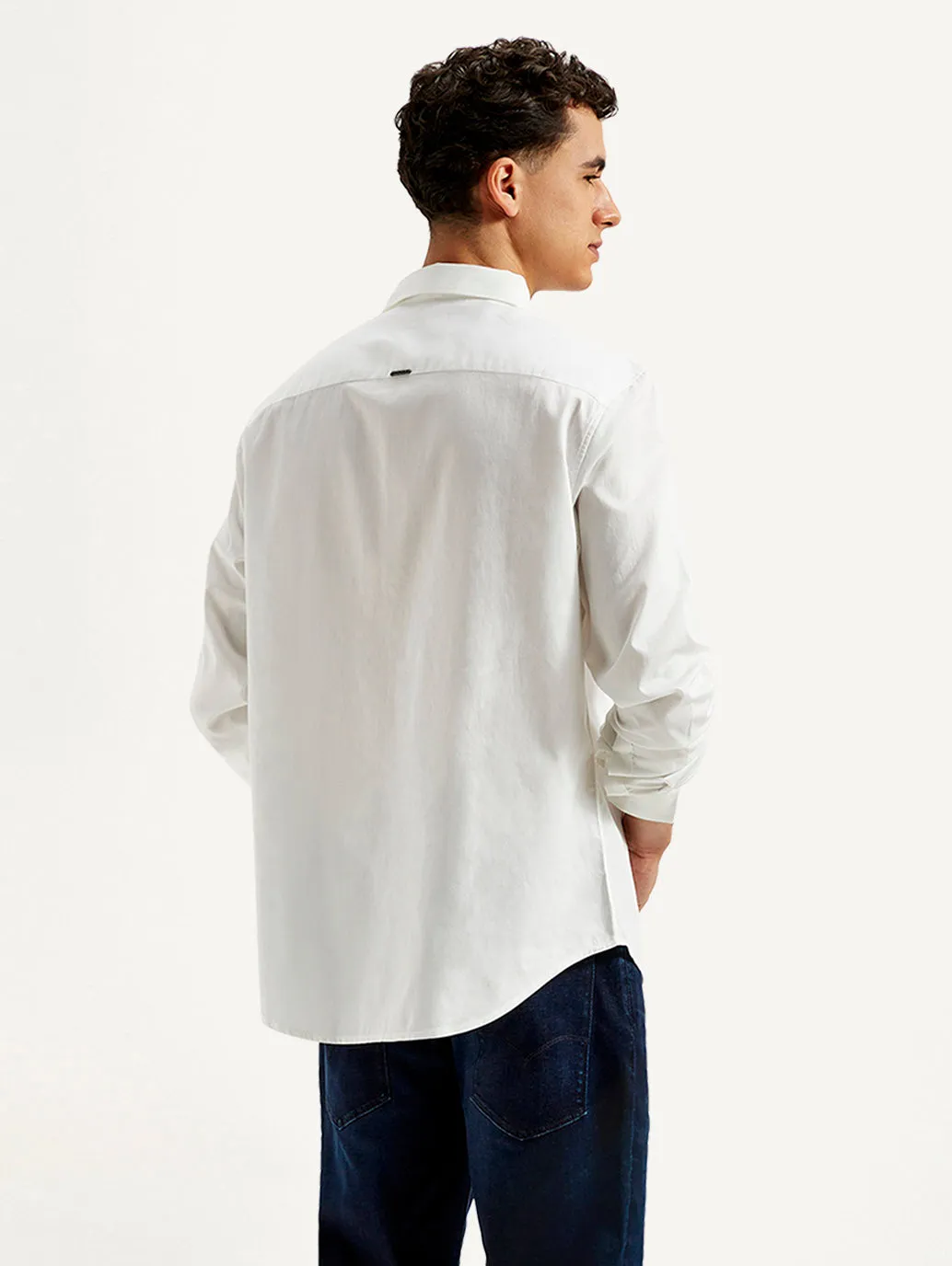 Men's Solid Slim Fit Shirt