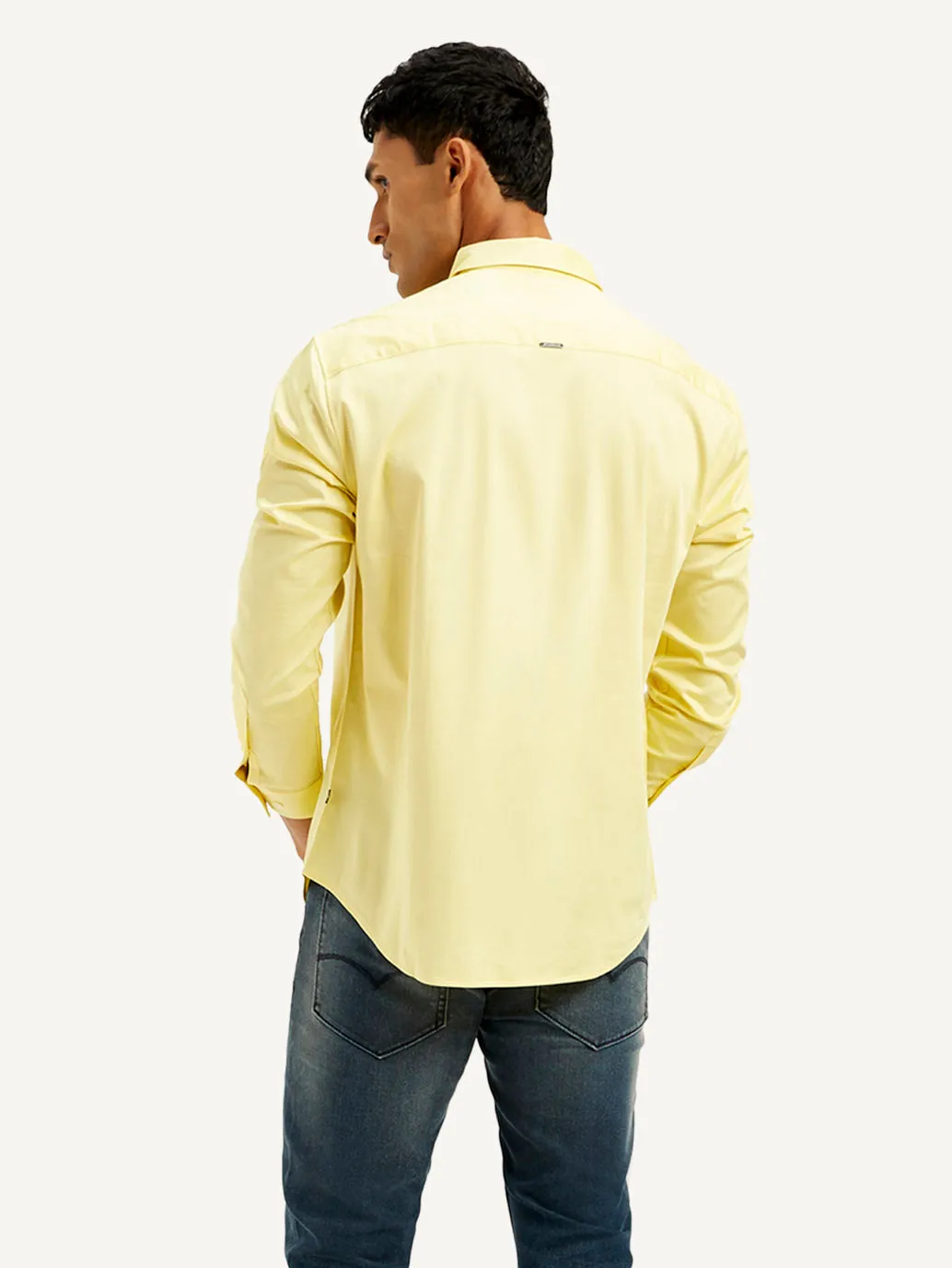 Men's Solid Slim Fit Shirt