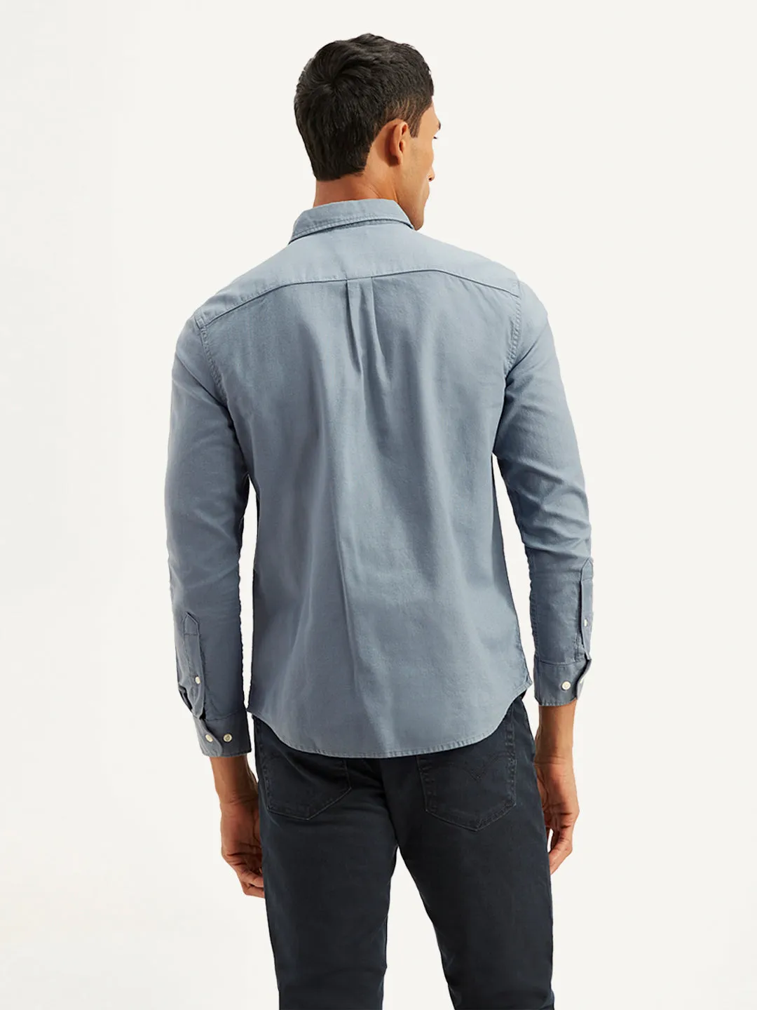 Men's Solid Slim Fit Shirt