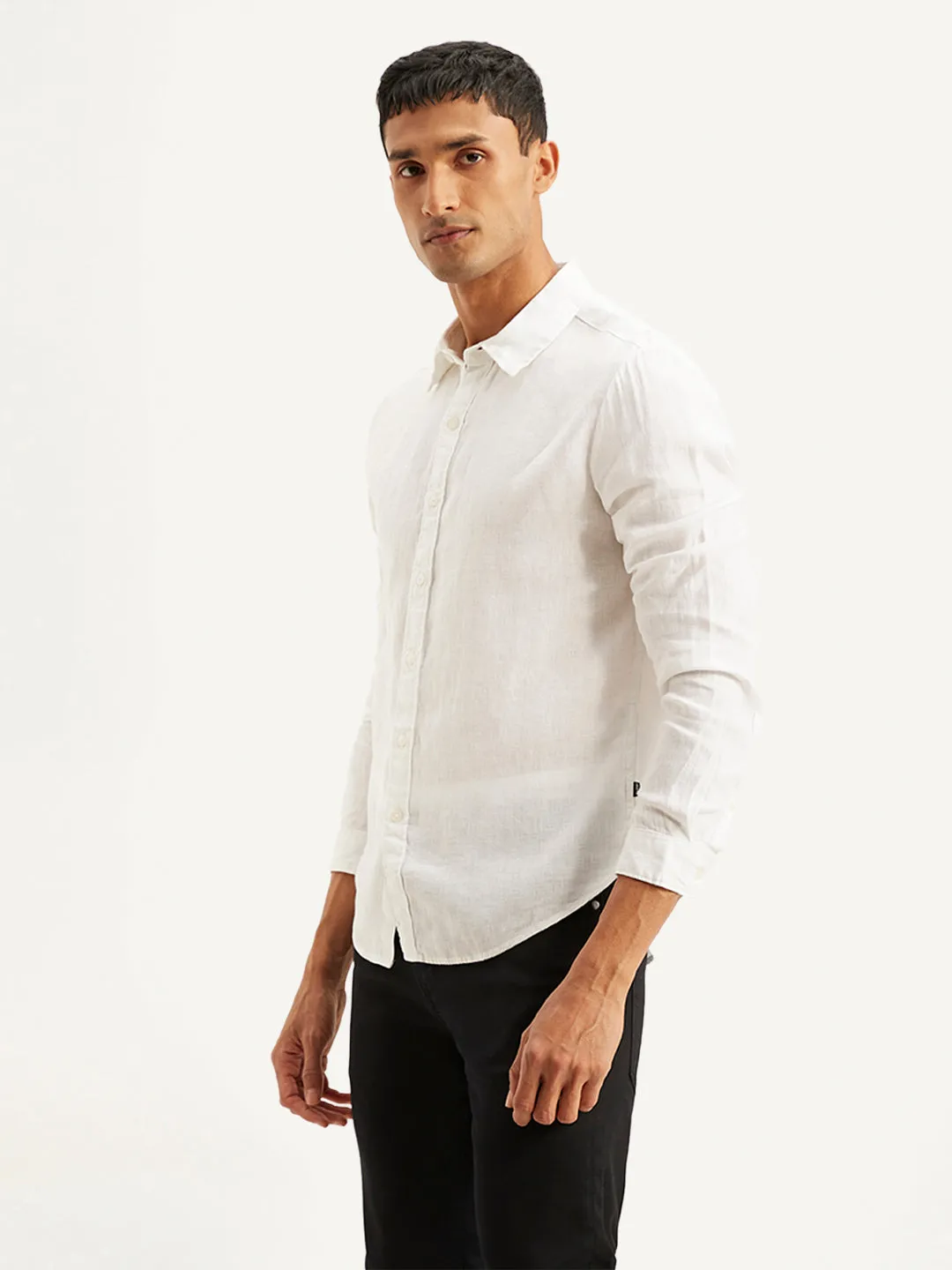 Men's Solid Slim Fit Shirt
